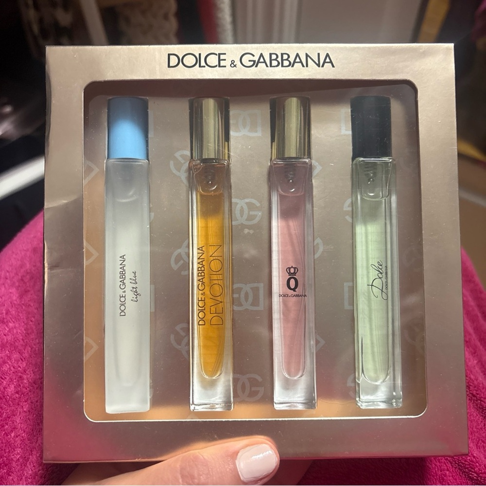 Dolce & Gabbana Women's Fragrance Set - Blue, Gold, Pink, Green 4 piece